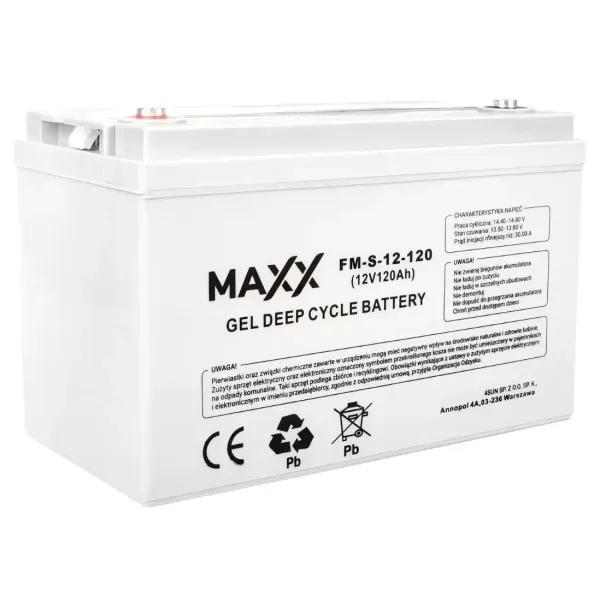 Акумулятор гелевий "MAXX" 120 Ah
