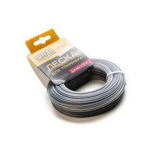 Лiска для тримера 2,4 мм квадрат армований 15 м (СИЛА)