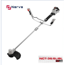 NARVA Тример акумуляторний безщітковий / 36В/ 6A x2/ 1 ніж + шпуля