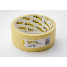 Стрічка клейка малярна 110мкм стандарт 38мм 20м (UNIFIX)
