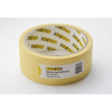 Стрічка клейка малярна 110мкм стандарт 48мм 20м (UNIFIX)