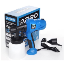 APRO Фарборозпилювач електричний HVLP 350Вт/2,5мм/ 800мл/хв (800мл)