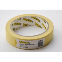Стрічка клейка малярна 110мкм стандарт 25мм 40м (UNIFIX)