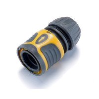 Конектор швидкознімний прогумований з аквастопом 1/2'' для шланга 1/2'' (Сила)