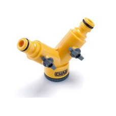 Розподільник 2-х канальний з адаптерами 1/2, вхід 1/2+3/4 СИЛА