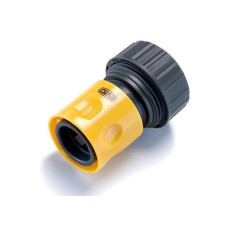 Конектор швидкознімний з аквастопом 1/2 для шланга 3/4 СИЛА