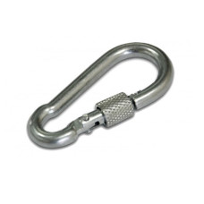 Карабін із замком М4х40 мм оцинкований (пачка 50 шт.) APRO