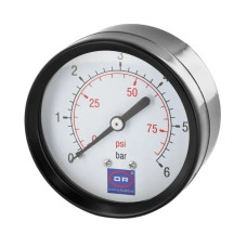 Манометр фронтальний Ф40 1/4" 6 бар OR