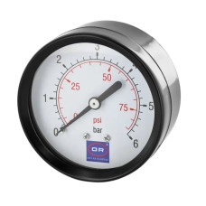 Манометр фронтальний Ф63 1/4" 10 бар OR