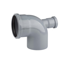 Коліно PPH з відводом Ø110x90°xØ50 горизонтальне (VITOPlast)