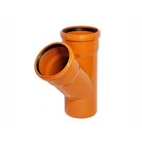 Трійник зовнішній PPH Ø110x110x45Ø VITOPlast