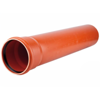 Труба зовнішня каналізаційна Ø110x500мм. S3.4мм ІнтерПласт