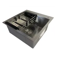 Мийка KRAFT Handmade Decor 540*480*230 (корзина + кріплення + сифон + дозатор)