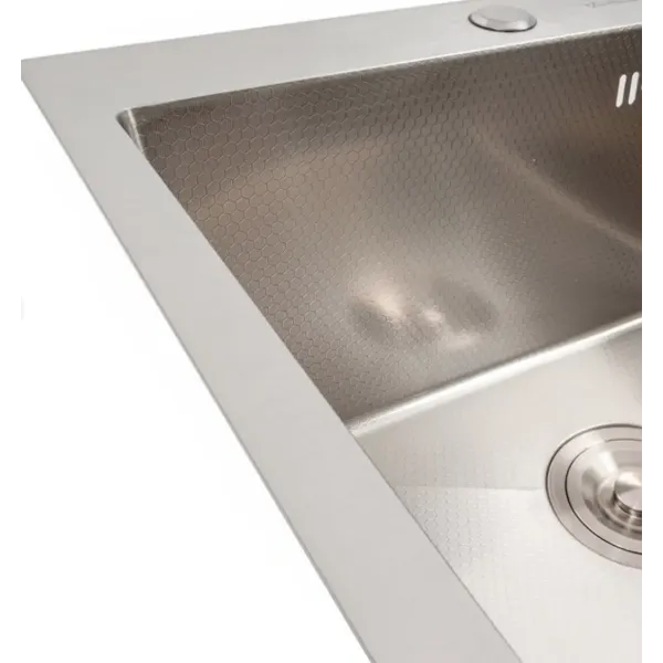 Мийка KRAFT Handmade Decor 600*450*230 (корзина + кріплення + сифон + дозатор)