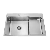 Мийка KRAFT Handmade 780*480*230 (корзина + кріплення + сифон + дозатор)