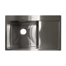 Мийка KRAFT Handmade ЧОРНА 780*480*230 (корзина + кріплення + сифон + дозатор)