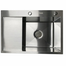 Мийка KRAFT Handmade 650*480*230 (корзина + кріплення + сифон + дозатор)