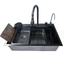 Мийка KRAFT Handmade 750*460*230 Nano Black (7546WF-1)
