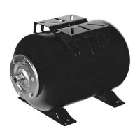 Водяний бак ZEGOR 50L горизонтальний /чорний/сталь//EPDM