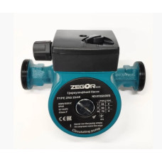 ZEGOR насос циркуляційний 25/4-180/синій/з гайками/без каб./24міс.гарантія