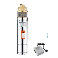 Насос глибинний вихровий ZEGOR /0,75Kw H58 Q2.7 /10m кабель/БЕЗ пульта/24міс.гарантія