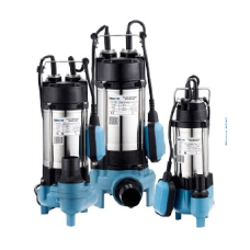 Дренажно-фекальний насос ZEGOR /1.5Kw H15 Q25 /5m кабель/З ножем/24міс.гарантія