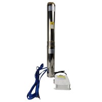 GRANDWATER насос /1,1Kw H105 Q3.6m3/г /9,5м кабель+пульт