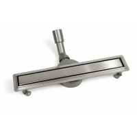 Душовий канал нержавійка 30 см/ з бортом