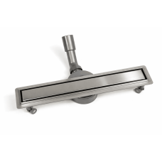 Душовий канал нержавійка 30 см/ з бортом