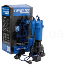 FORWATER насос дренажно-фекальний  /2.5кВт H16м Q14м3г /з подрібнювачем