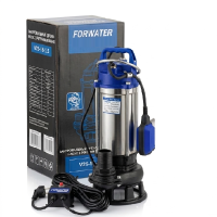 FORWATER дренажно-фекальний насос /2.5кВт H25м Q16м3г /з подрібнювачем /корпус з нерж. сталі