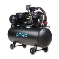 Компресор 3-циліндровий пасовий OFBD-100X 8 Бар 3.0 кВт 530 л/хв 100 л (2 крана) + Олива 0,8 л