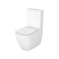 Унітаз-компакт 930 Remo Pro Square Tornado 011 /Горизонтальний злив /Нижнє підключення /Дюропластове сидіння з сист. вільного падіння