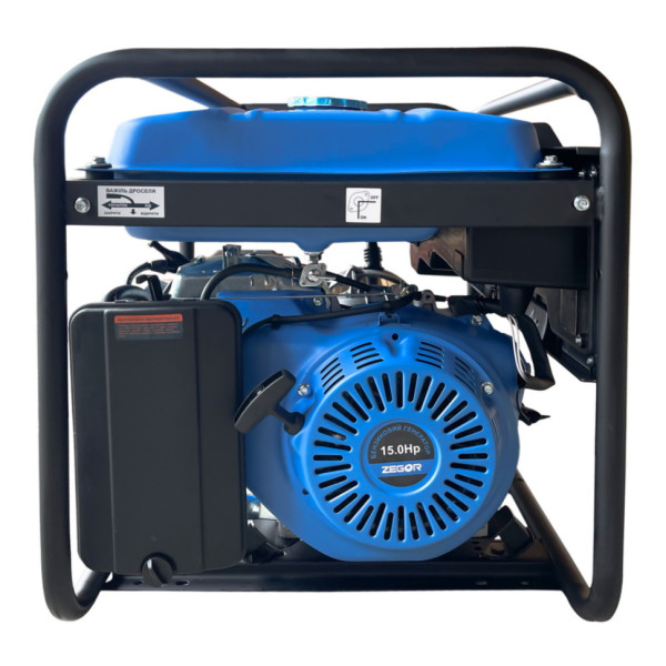 ZEGOR Бензиновий генератор / 5500/6000Вт/ручний статер/ AVR