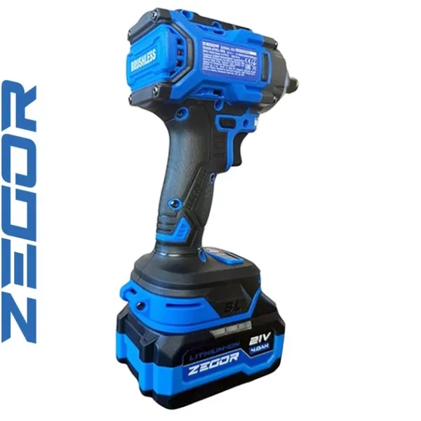 Акумуляторний гайковерт ZEGOR 21v в кейсі 2 акумулятора 24міс.гарантія