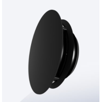 Клапан стельовий Ø125 РФ-О (чорний)