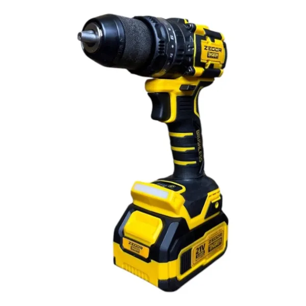 ZEGOR Акумуляторний шуруповерт TIGER 21v /в кейсі /безщітковий /1АКБ 4А /36міс.гарантія