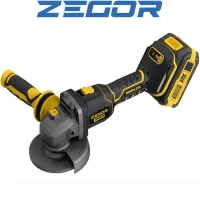 ZEGOR Акумуляторна болгарка AGTL-21BL-125 21v /в кейсі /1 акум 4А /круг d125 /36міс.гарантія