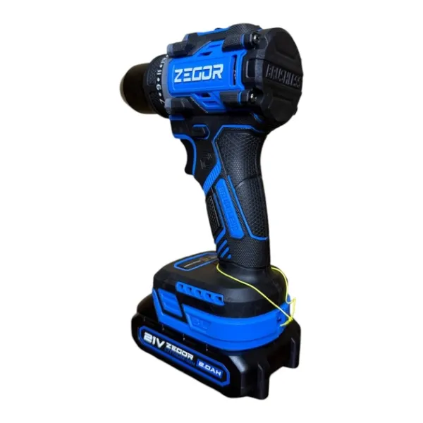 ZEGOR Акумуляторний шуруповерт 21v /1АКБ 2А /24міс.гарантія