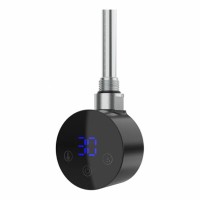 Тен Agate Black 600 W круглий з електронним керуванням, прихованого монтажу
