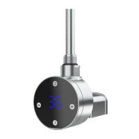 Тен Argent Chrome 600 W круглий з електронним керуванням, прихованого монтажу