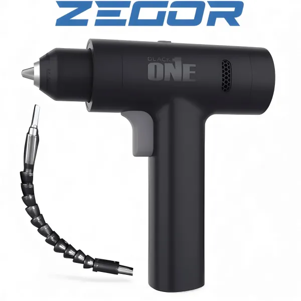 ZEGOR Акумуляторний шуруповерт 12v+набір з кейсом /24міс.гарантія