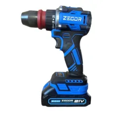 ZEGOR Акумуляторний шуруповерт 21v /ударний /1АКБ 2А/ДФР /24міс.гарантія