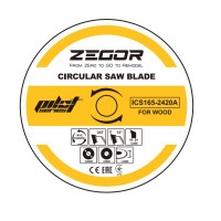 ZEGOR Диск для циркулярної пили d165
