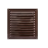 Решітка вентиляційна VENTS 250 коричнева/металева