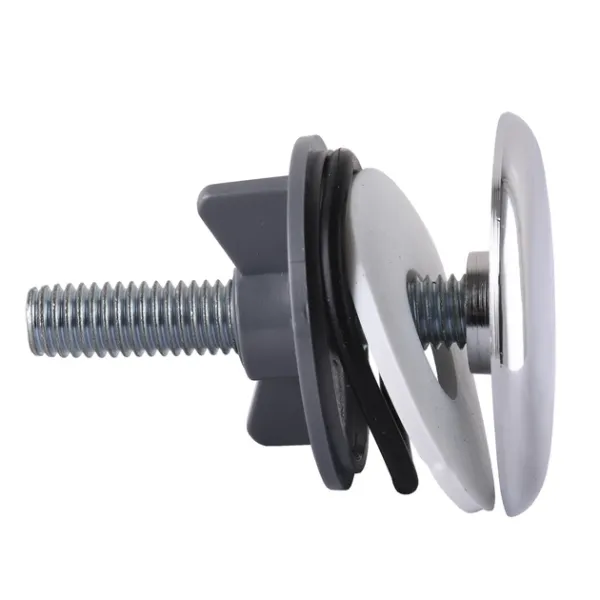 Заглушка для умивальника пластикова хромована