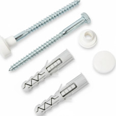 Кріплення УНІТАЗУ до ПІДЛОГИ нержавіюча сталь (6*80 мм)