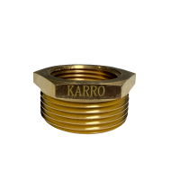 Футорка KARRO 1 1/4з-3/4в" (жовтий) /10*100