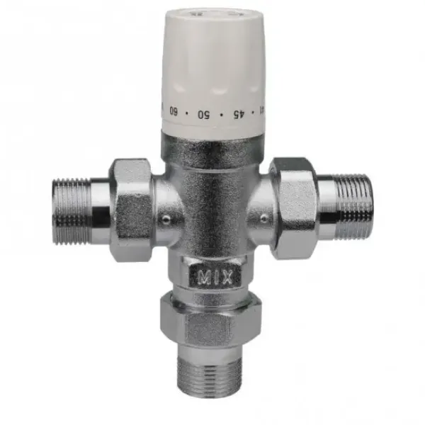 3-ходовий змішувальний термостатичний кран 3/4"