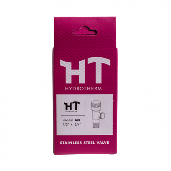 SOLONE Кран кутовий нерж 1/2"х3/4"